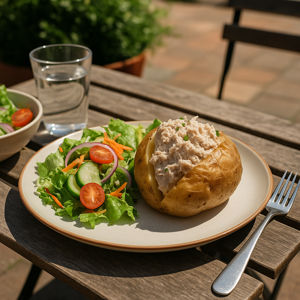 Jacket Potato with Mixed Salad
