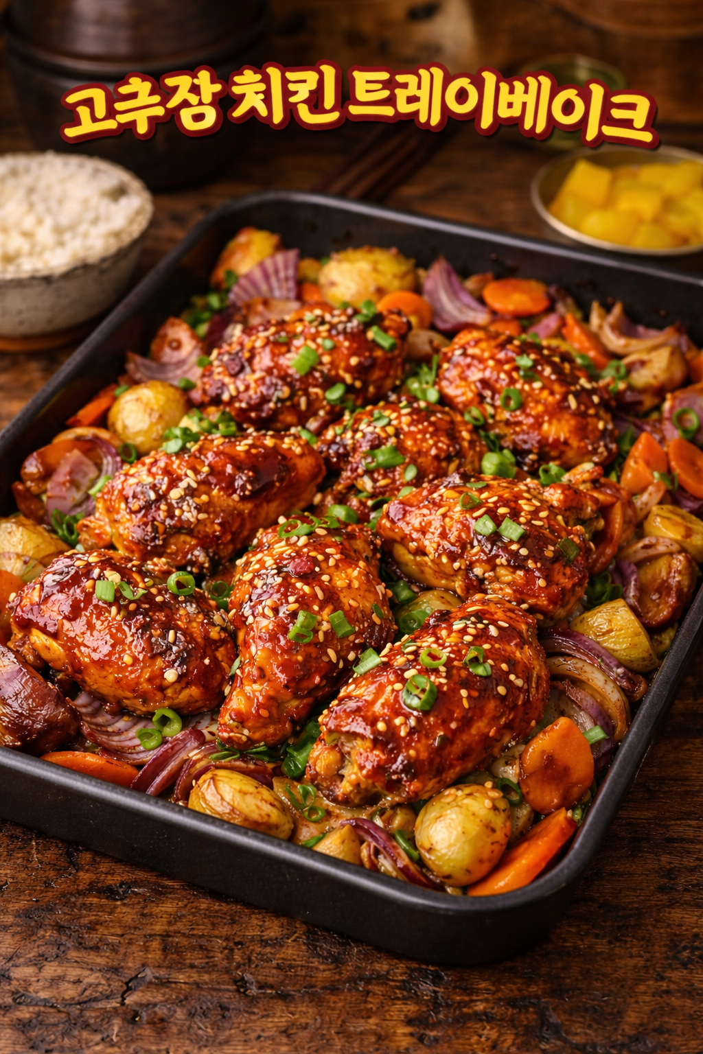 Gochujang Chicken Traybake