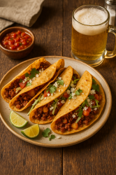 Chorizo & Potato Tacos Dorados