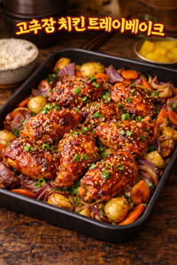 Gochujang Chicken Traybake