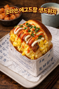 Korean Egg Drop Sandwich