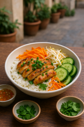 Lemongrass Chicken Rice Bowl