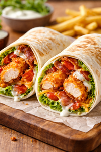 Crispy Chicken Bacon Wrap