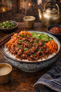 Korean BBQ Beef Bowls