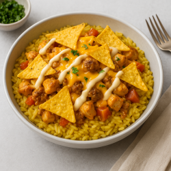 Nacho Chicken & Rice
